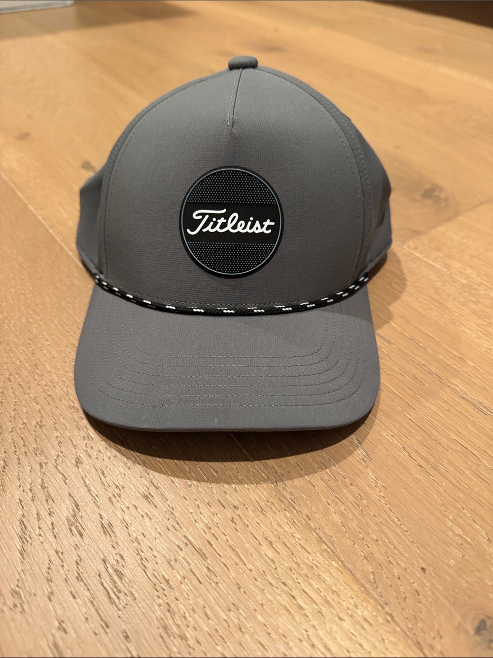 Titleist Gray Rope-Trim Golf Cap- youth